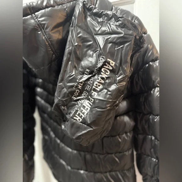 NWT Kenneth Cole Hooded Front Zip Puffer Jacket - Picture 12 of 16